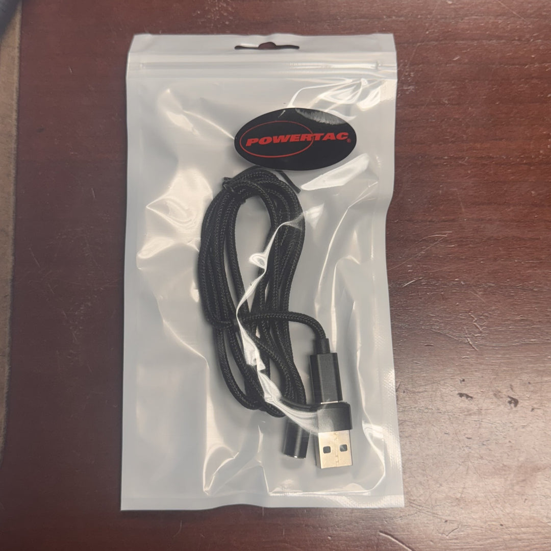 Magnetic Charging Cable w/ Both USB-A and USC-C Connectors