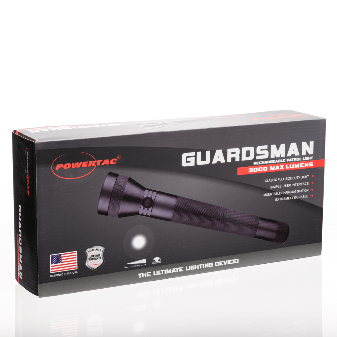Guardsman - 3,000 Lumen Patrol Flashlight - Powertac