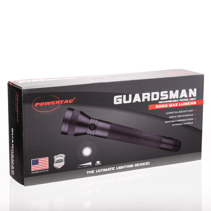 Guardsman - 3,000 Lumen Patrol Flashlight - Powertac