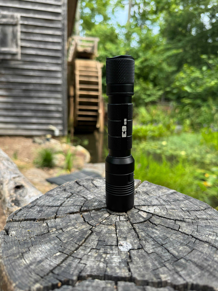 E9 GEN5 Long Throw- 3,000 Lumen Tactical EDC Flashlight - Powertac