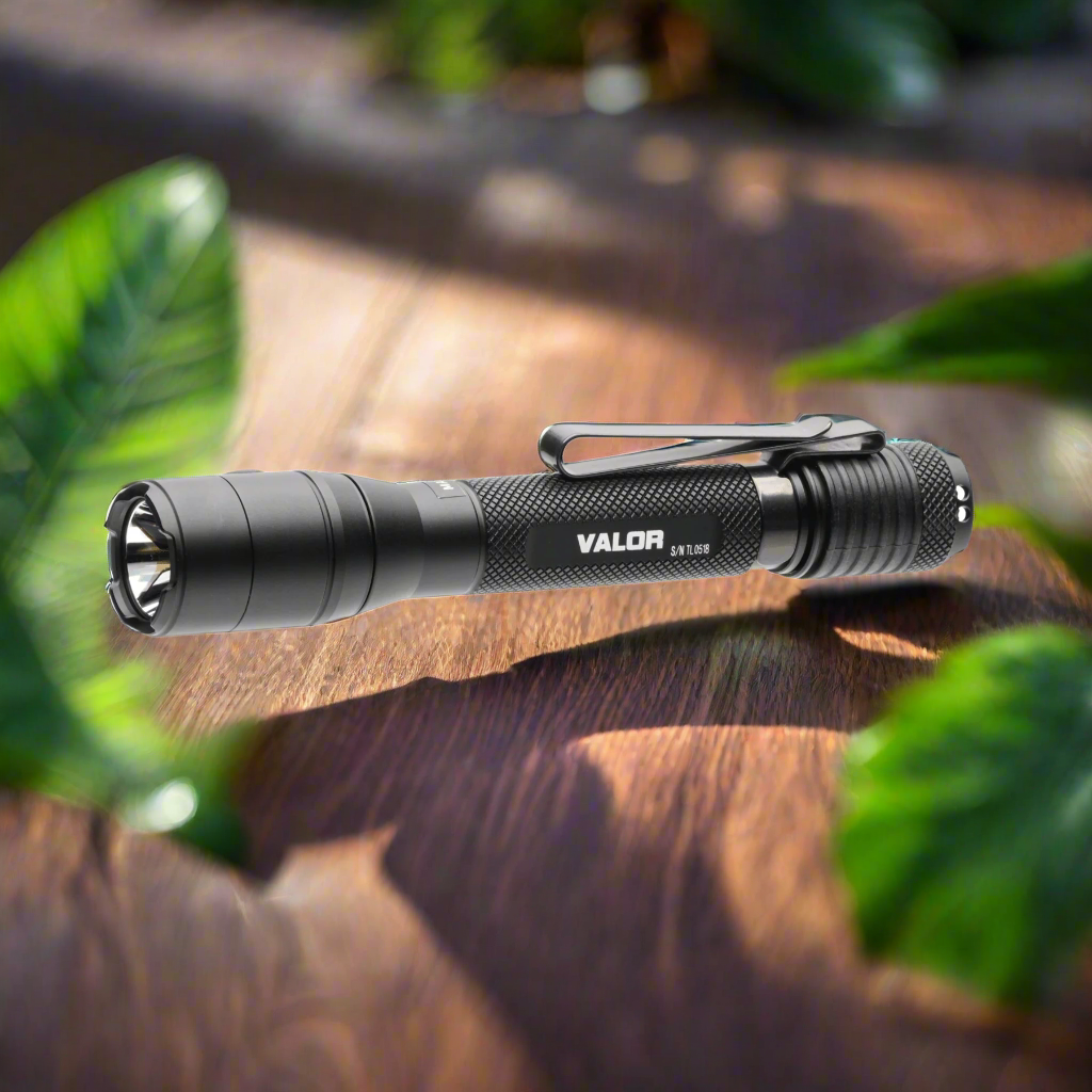 best small rechargeable tactical flashlight Valor