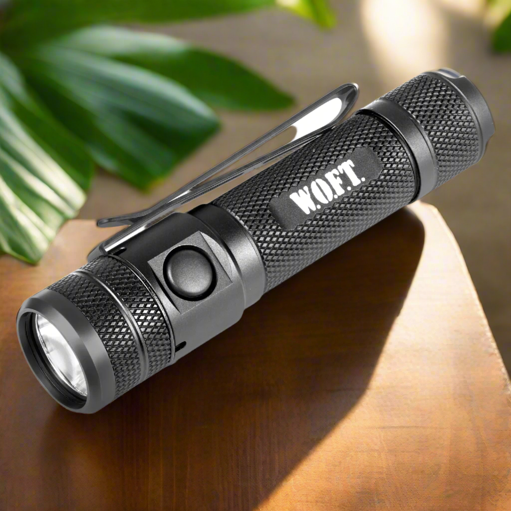 Powertac | WOFT 1,200 Lumen Tactical EDC Flashlight – Powertac