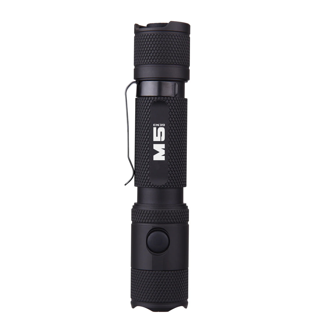 Powertac M5 Gen3 Tactical EDC Flashlight | 2030LM Super Bright | Auto-Magnetic Charge | IPX8 Waterproof &amp; 2M Drop Resistant | 1-Inch Picatinny Mount Compatible