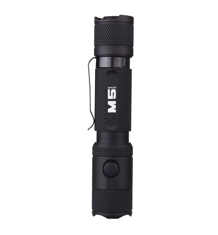 Powertac M5 Gen3 Tactical EDC Flashlight | 2030LM Super Bright | Auto-Magnetic Charge | IPX8 Waterproof &amp; 2M Drop Resistant | 1-Inch Picatinny Mount Compatible