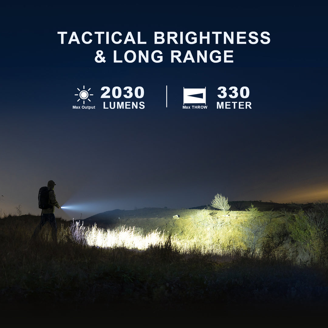M5 Gen3 EDC Flashlight - 2030 Lumens High Power Tactical M5 Gen3 EDC Flashlight - 2030 Lumens High Power Tactical