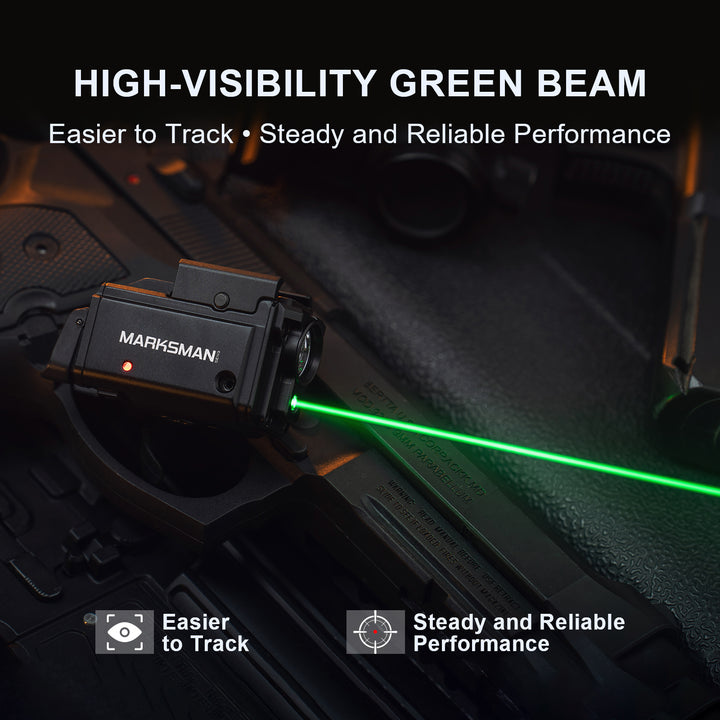 Marksman Gen 3 600 Lumen Tactical PL Light with Green Laser-In Stock Now!! New!