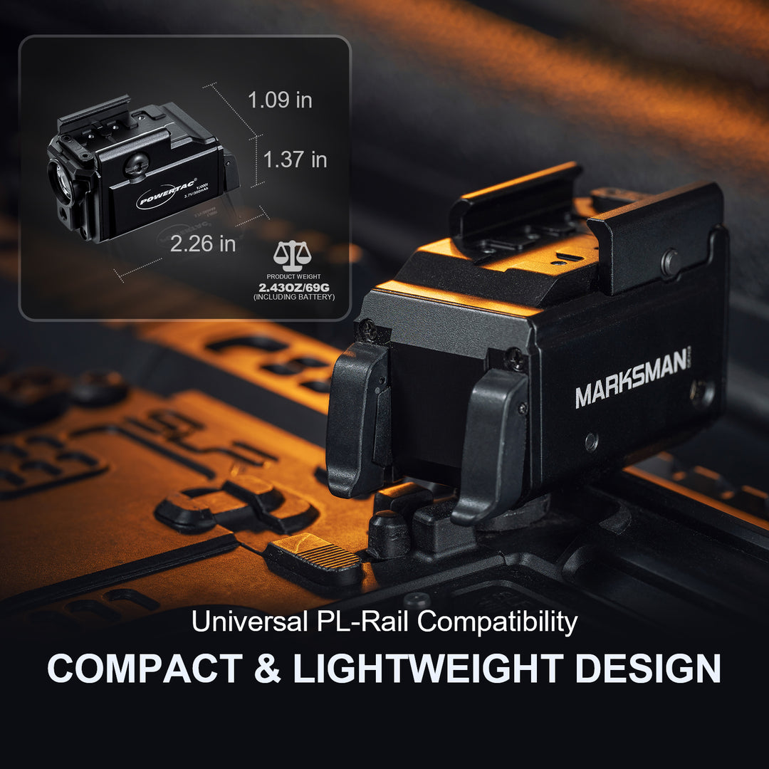 Marksman Gen 3 600 Lumen Tactical PL Light with Green Laser-In Stock Now!! New!