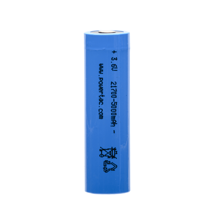 5000 mAh Lithium-ion 21700 Rechargeable Battery - Powertac