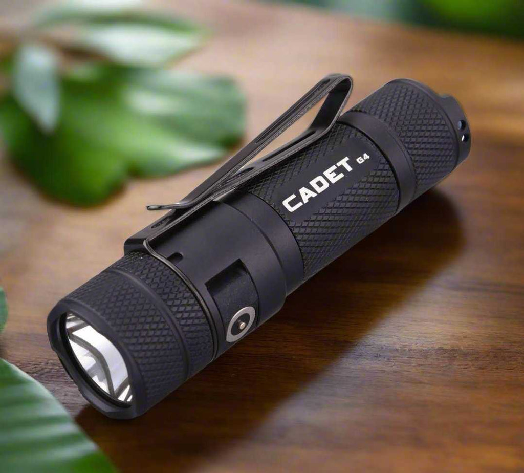 best rechargeable edc flashlight 2021 Powertac CADG4 Cadet G4 Flashlight