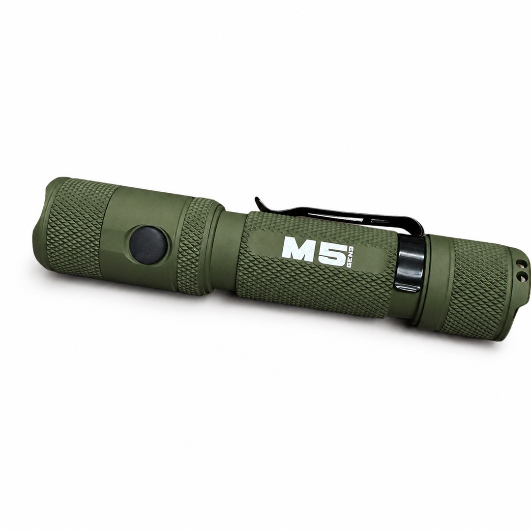 2012 town and country rechargeable flashlight M5 Gen3 EDC Flashlight - 2030 Lumens High Power Tactical