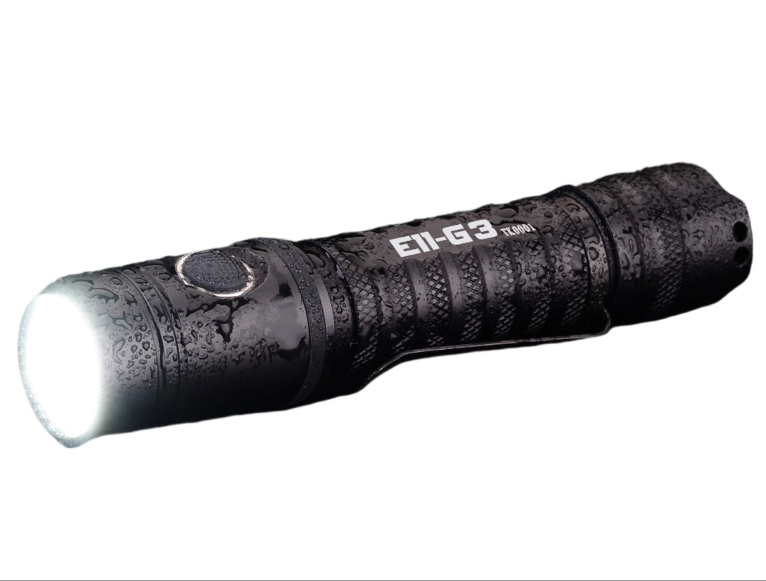 best selling rechargeable flashlight E11-Gen3 2020 Lumen Rechargeable EDC Flashlight-Best Selling EDC – Powertac