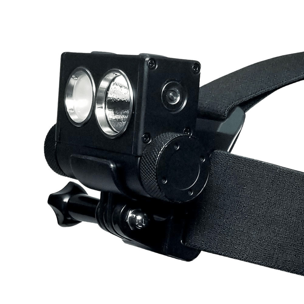 Explorer HL-10 - 2,500 Lumen White/Red/IR Headlamp - Powertac