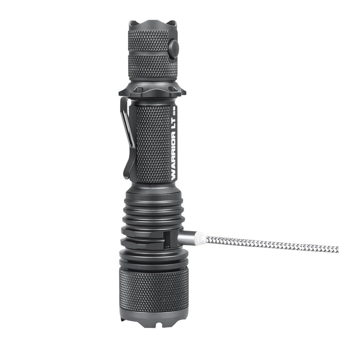 Warrior LT (Long Throw) Gen 5 - 3050 Lumen Tactical Flashlight - Powertac