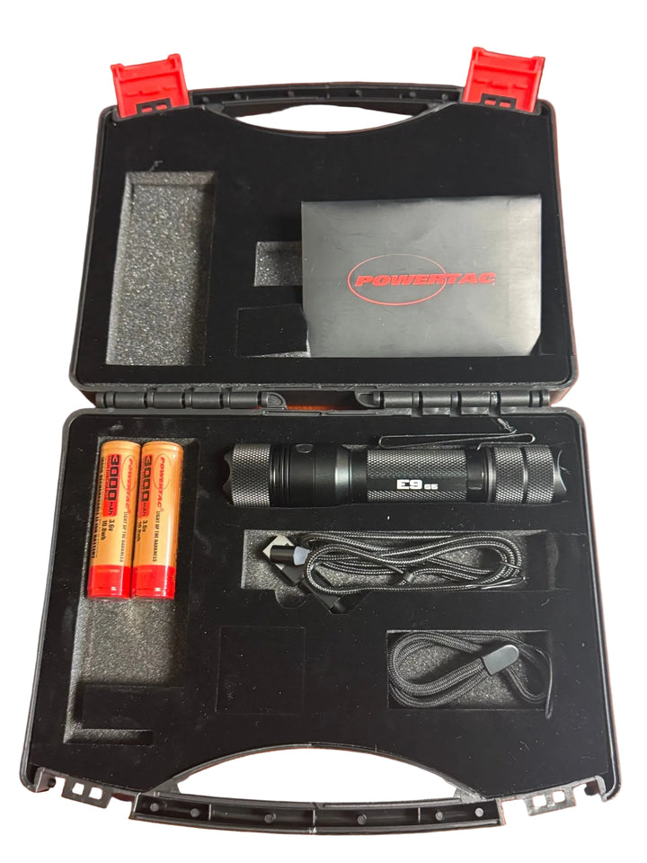 E9 GEN5 + Spare Battery Bundle - 3,000 Lumen Tactical Flashlight with Backup Power
