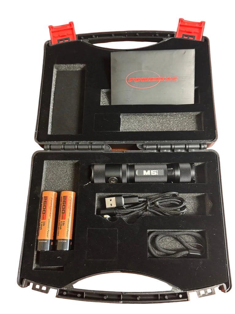 M5 Gen3 + Battery Bundle - EDC Flashlight Power Kit | Powertac
