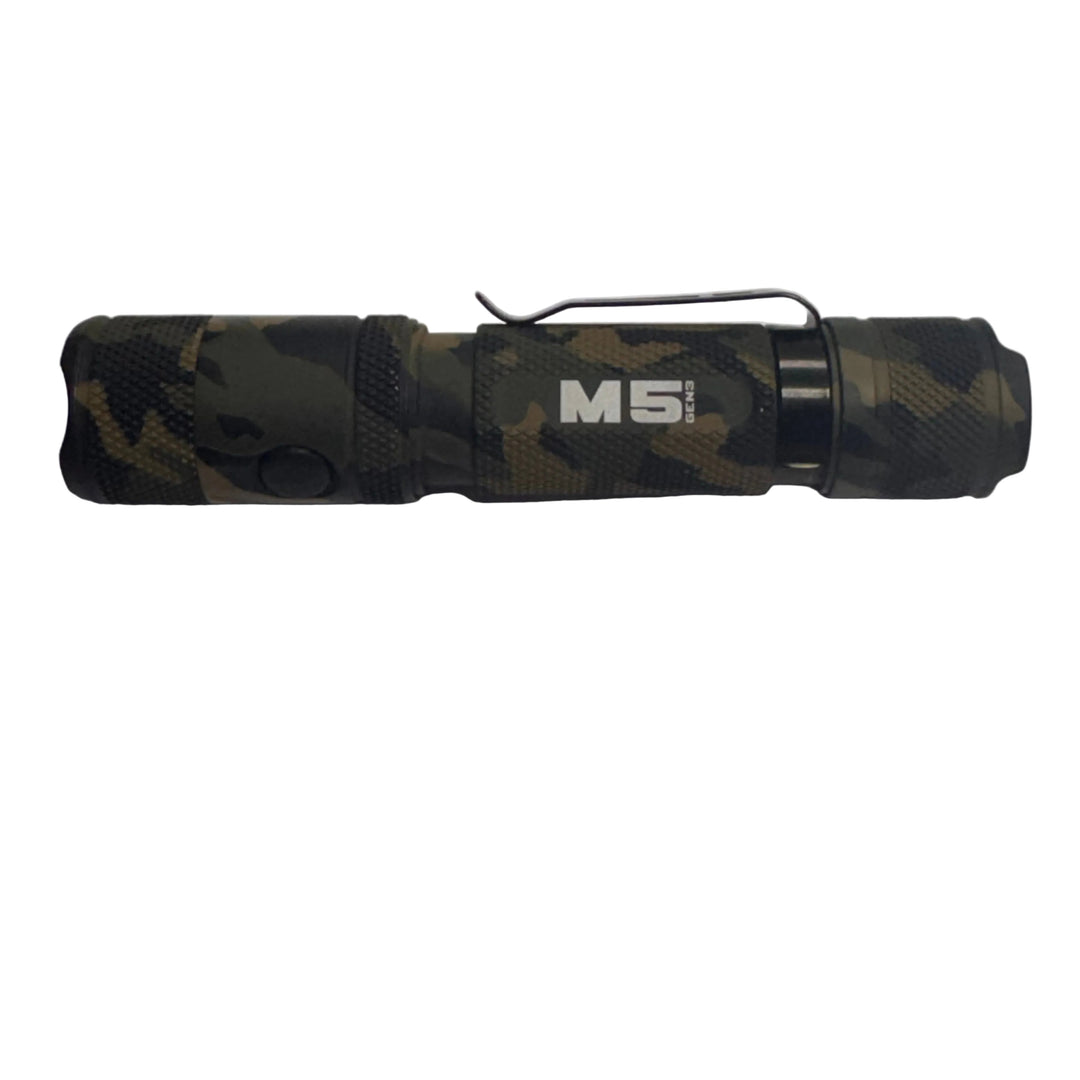 Powertac M5 Gen3 Tactical EDC Flashlight | 2030LM Super Bright | Auto-Magnetic Charge | IPX8 Waterproof &amp; 2M Drop Resistant | 1-Inch Picatinny Mount Compatible