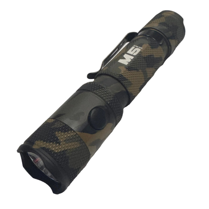 Powertac M5 Gen3 Tactical EDC Flashlight | 2030LM Super Bright | Auto-Magnetic Charge | IPX8 Waterproof &amp; 2M Drop Resistant | 1-Inch Picatinny Mount Compatible