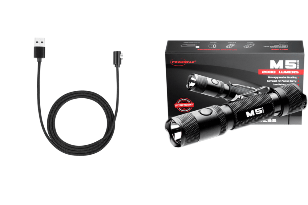 M5Gen3 Bundle with Extra USB Charging cable - Powertac