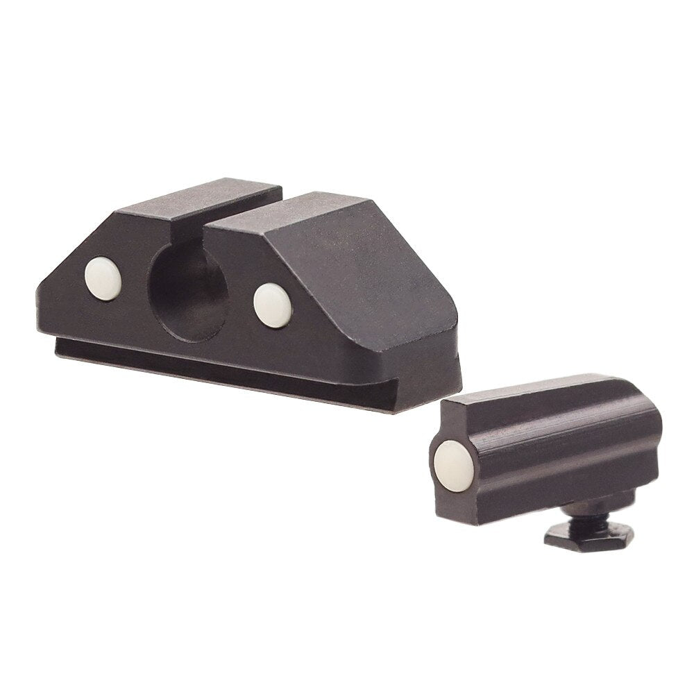 Mark Mini Pistol Light w/ NFA Tritium Night Sights Bundle w/ Chartreuse Inserts for Glock streamline and Walther PD380