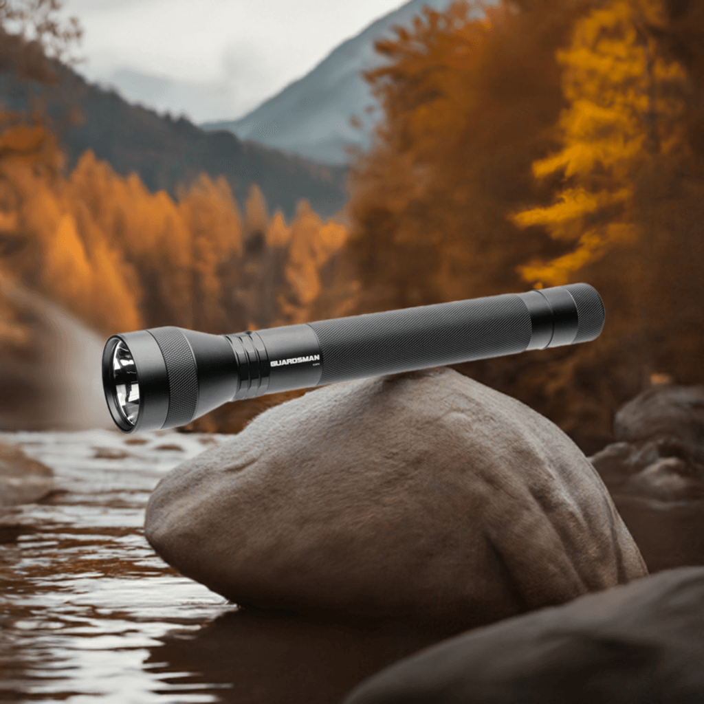 best rechargeable security guard flashlight Guardsman Patrol Flashlight - 3,000 Lumens Law Enforcement