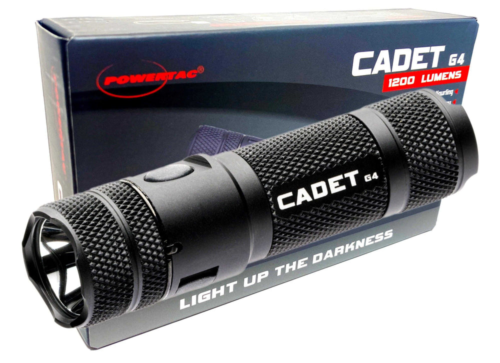 Cadet Gen4 1,200 Lumen Tactical EDC Flashlight - Powertac