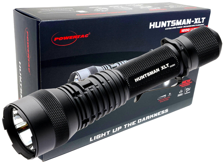 Huntsman XLT- 1,200 Lumen Long Throw Spot Light - Powertac
