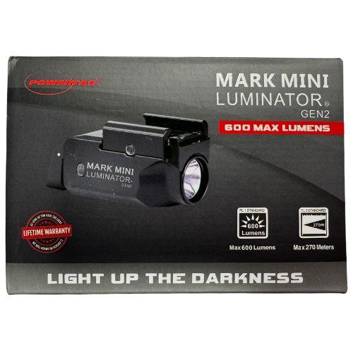 Mark Mini Luminator Gen 2 - 600 Lumen Compact Tactical PL Light - Powertac
