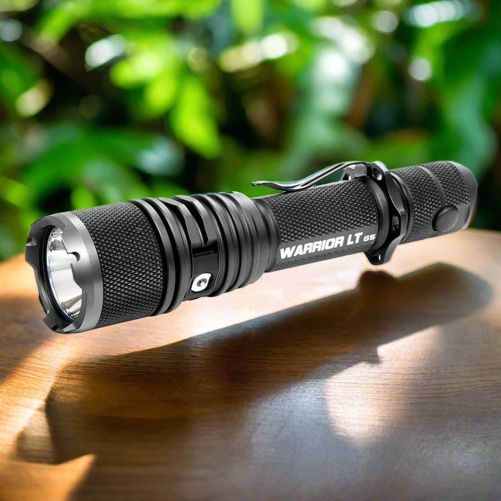 Warrior LT (Long Throw) Gen 5 - 3050 Lumen Tactical Flashlight - Powertac