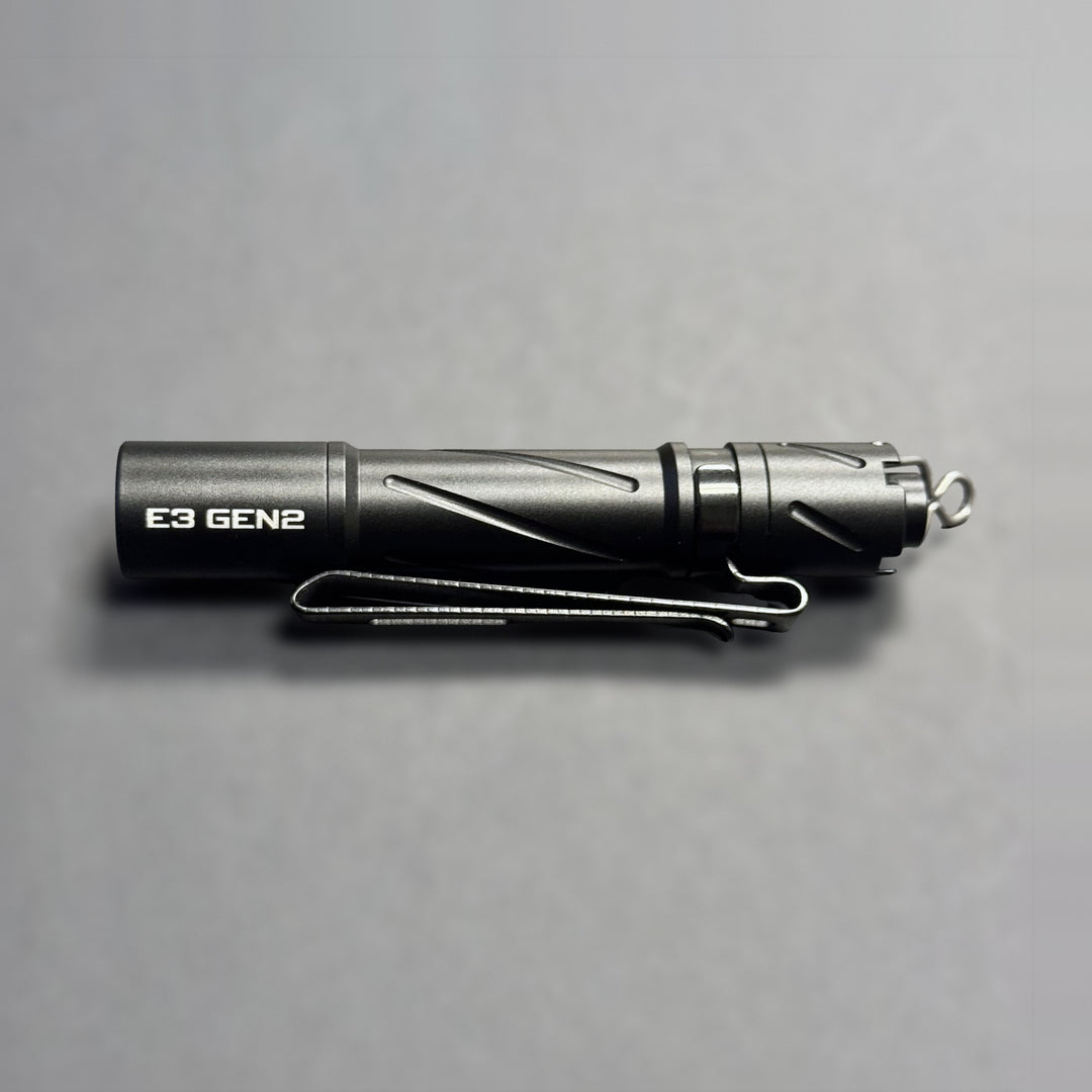 E3 GEN2 Black with pocket clip