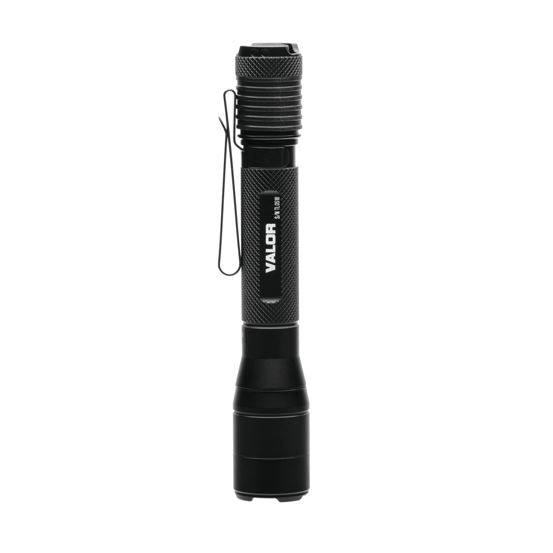 Valor - 800 Lumen AA Battery EDC Flashlight - Powertac