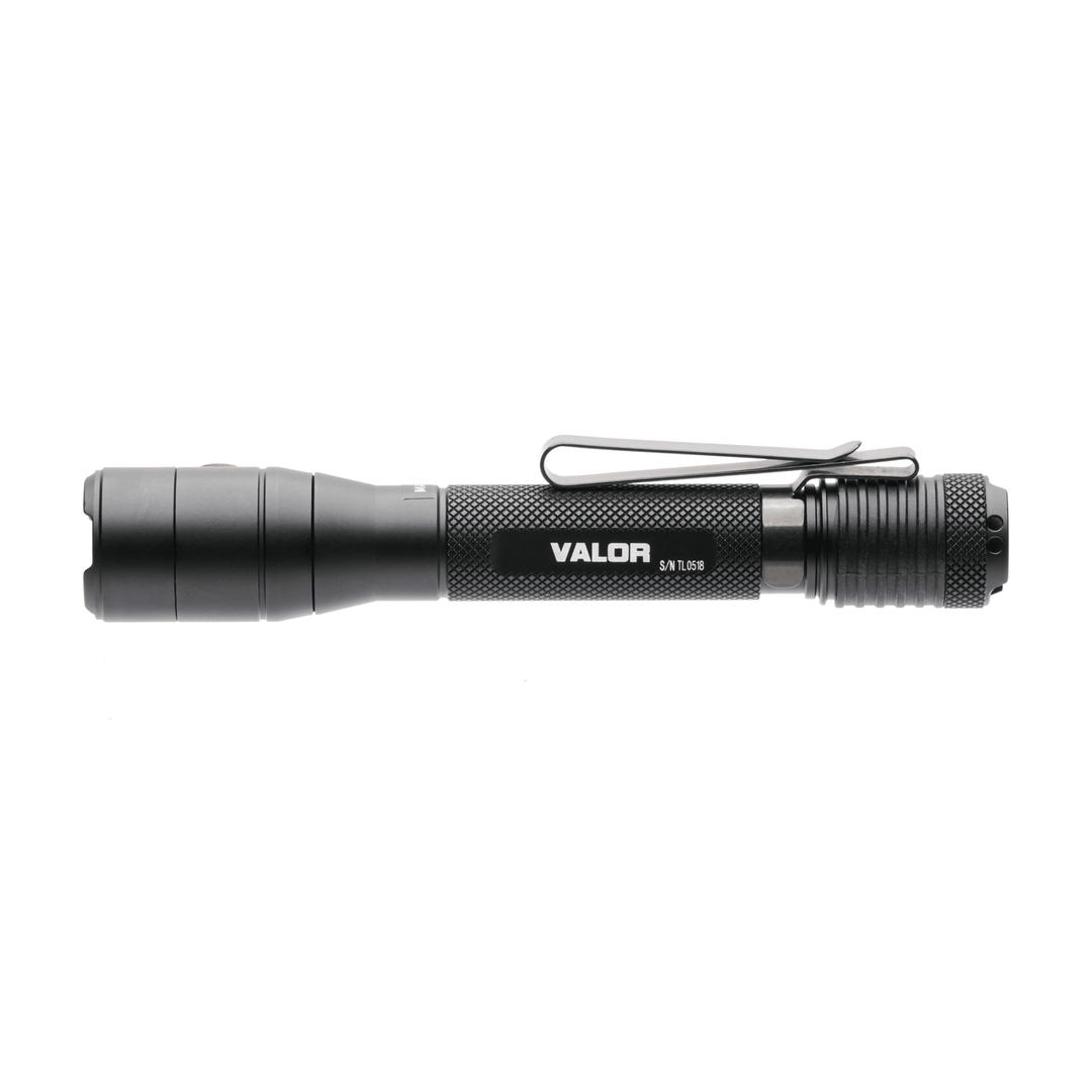 Valor - 800 Lumen AA Battery EDC Flashlight - Powertac