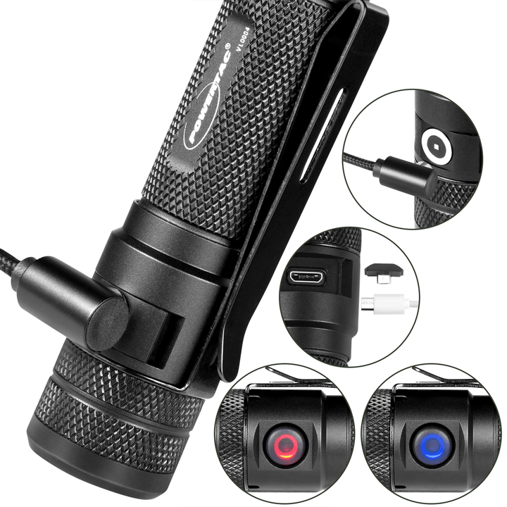 WOFT 1,200 Lumen Tactical EDC Flashlight - Powertac